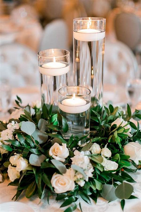 Romantic Wedding Table Centerpieces