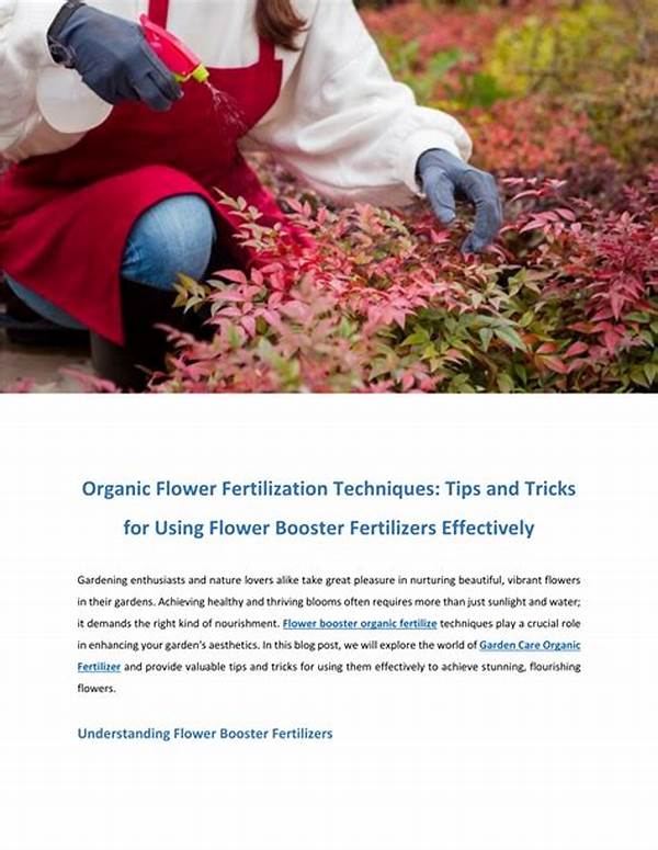 Best Seasonal Flower Fertilization Techniques