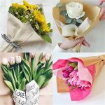 Creative Eco Wrapping For Bouquets