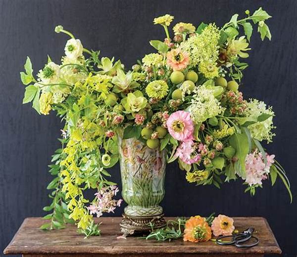 Creative Romantic Flower Arrangements