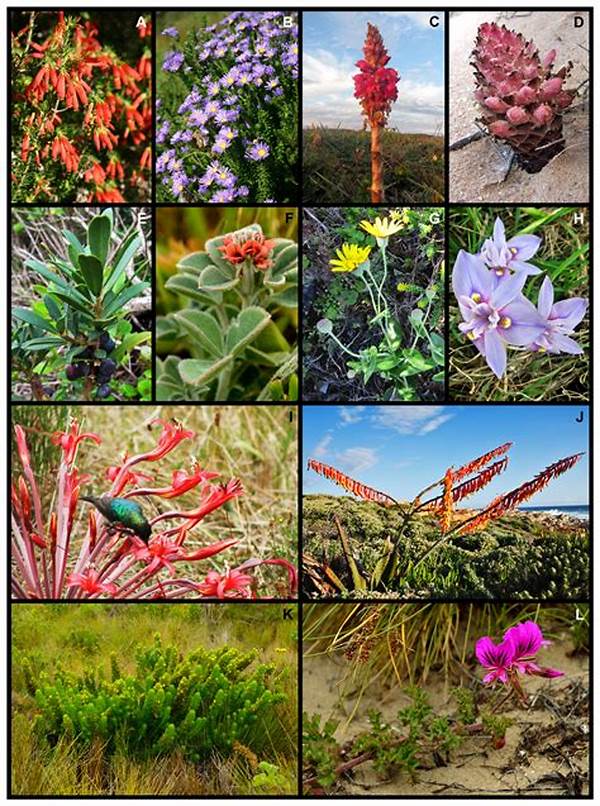 Endemic Flowers In Local Regions