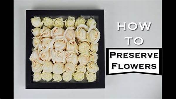 Long-term Flower Preservation Strategies