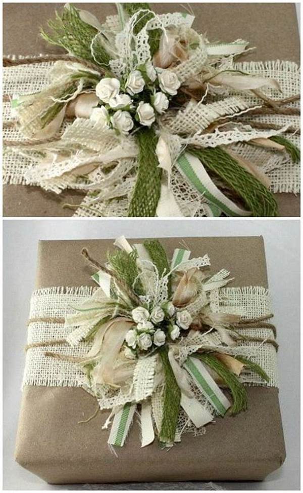 Natural Gift Wrap For Bouquets