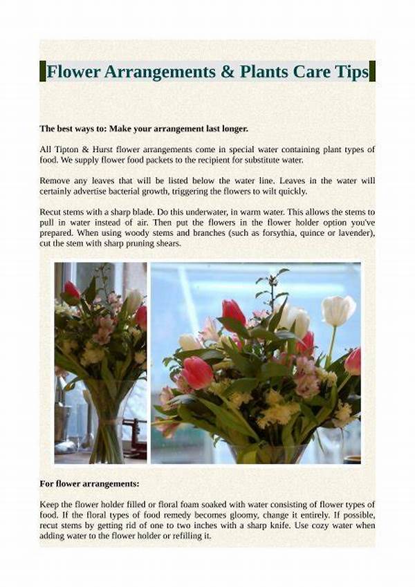 Optimal Flower Arrangement Care Tips