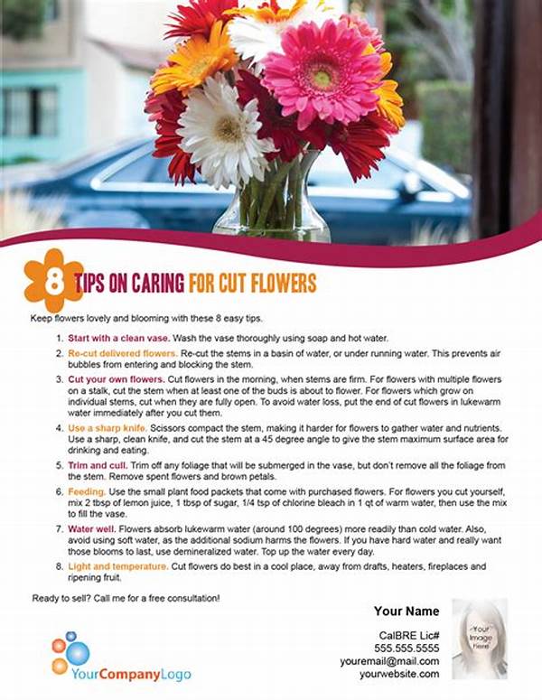 Proper Care For Cut Flowers