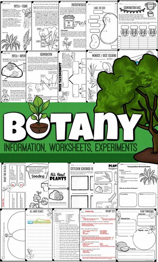 Simple Botany Lessons Children