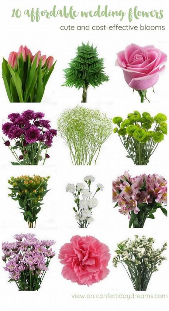 Affordable Blooms For Weddings
