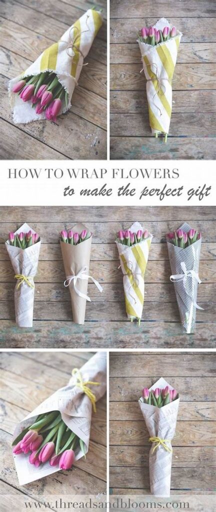 Creative Methods For Flower Wrapping