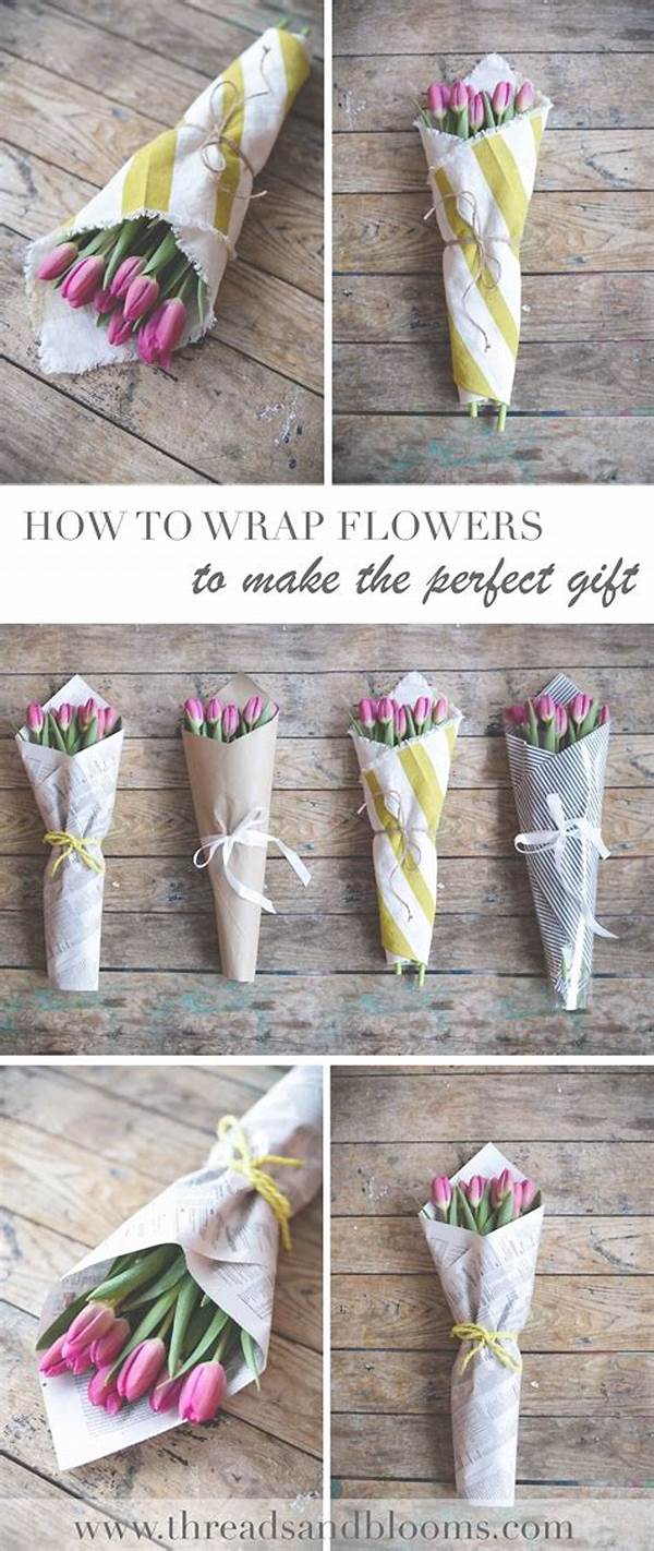 Creative Methods For Flower Wrapping