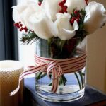 Simple Diy Flower Centerpiece For Christmas