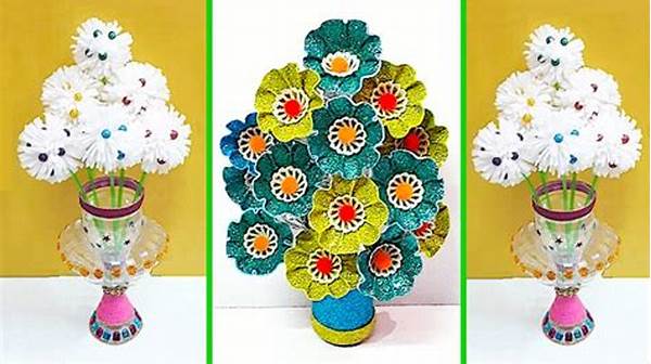 Unique Recycled Flower Arrangement Supplies