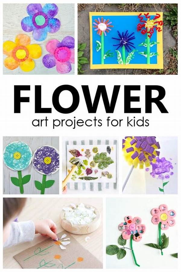 Creative Flower Art For Children