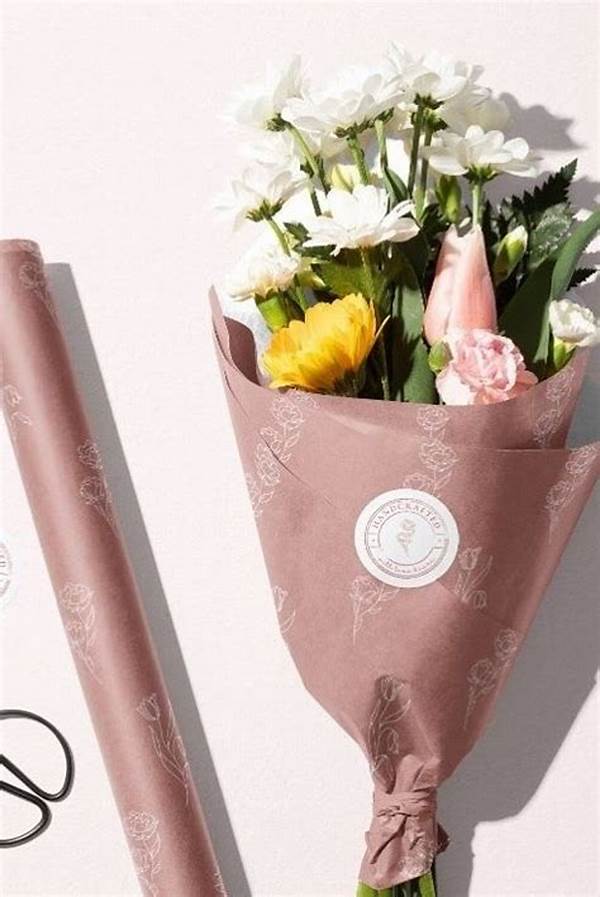 Environmentally Conscious Flower Wrapping