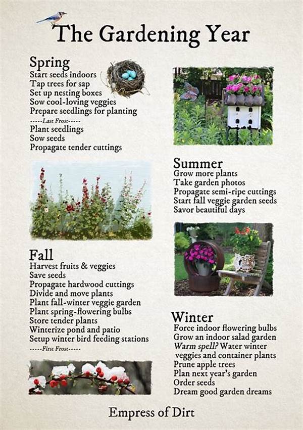 Flower Garden Upkeep Throughout Seasons