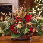 Traditional Holiday Floral Centerpieces