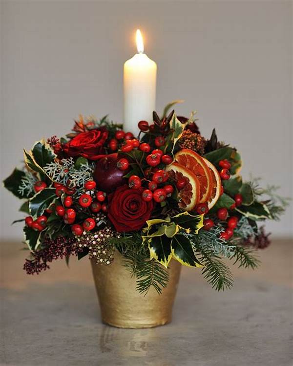 Christmas Table Flower Decorations