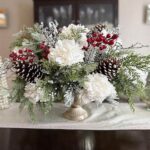 Elegant Christmas Flower Centerpiece Tutorial
