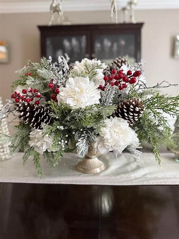 Elegant Christmas Flower Centerpiece Tutorial