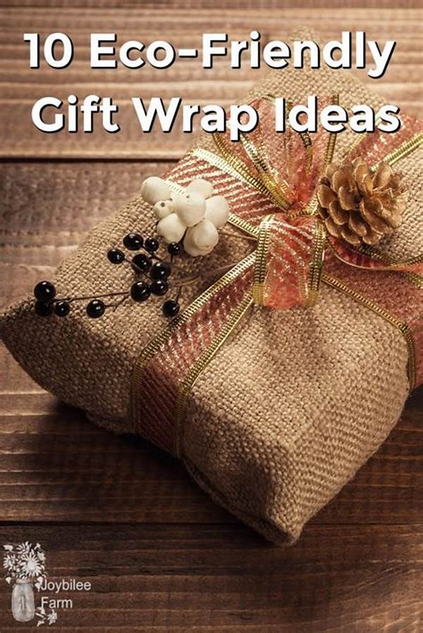 Environmentally Friendly Gift Wrap Ideas