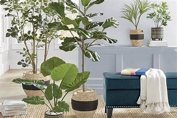 Indoor Faux Plant Decoration Inspiration