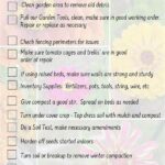 Seasonal Gardening Tasks Checklist