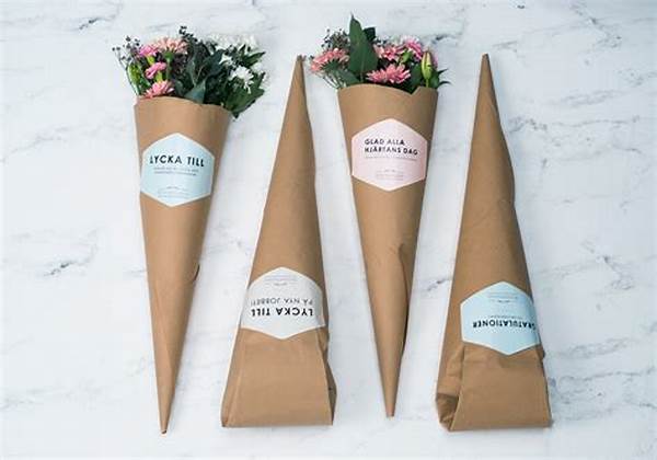 Sustainable Recycled Floral Package Designs