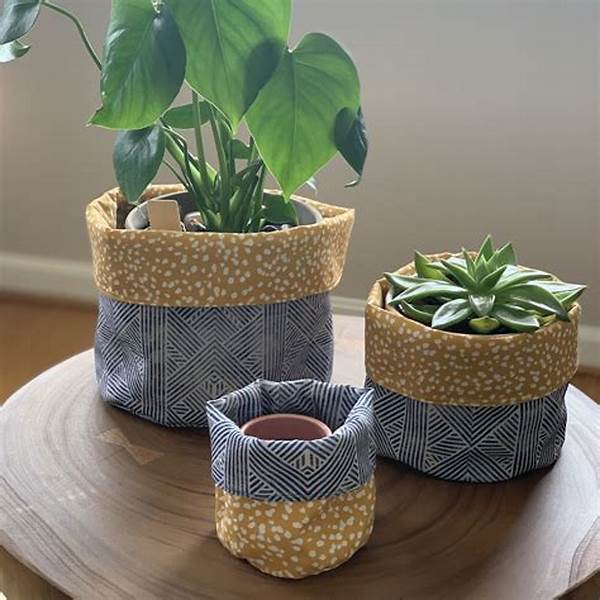 Beeswax Wrap Plant Pot Covers