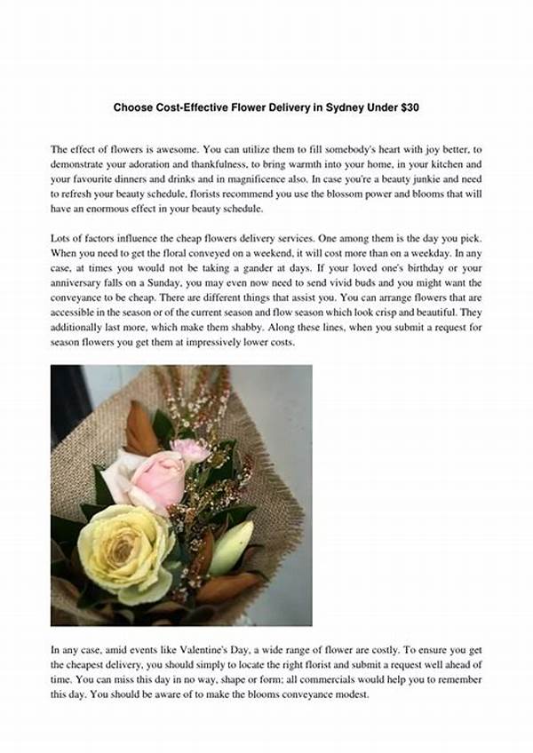 Cost-effective Flower Delivery Plan