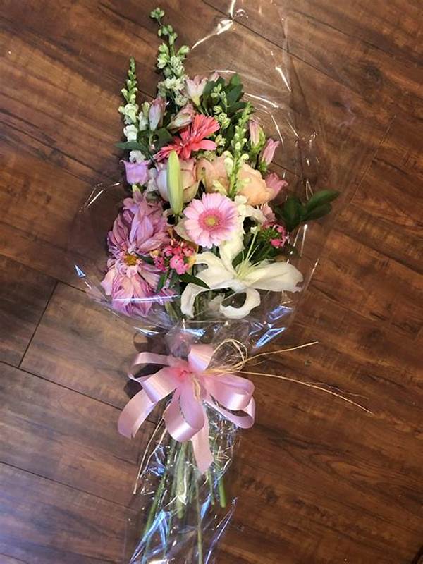 Graceful Presentation For Floral Bouquets