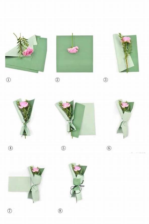 Green Wrapping Techniques For Flowers