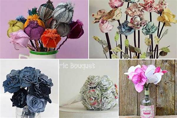 Handmade Natural Fabric Flower Wraps