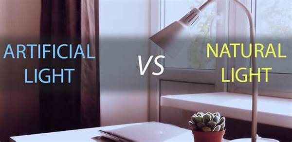 Natural Light Versus Artificial Lighting