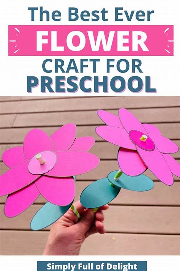 Preschool Flower Craft Projects With Interaction