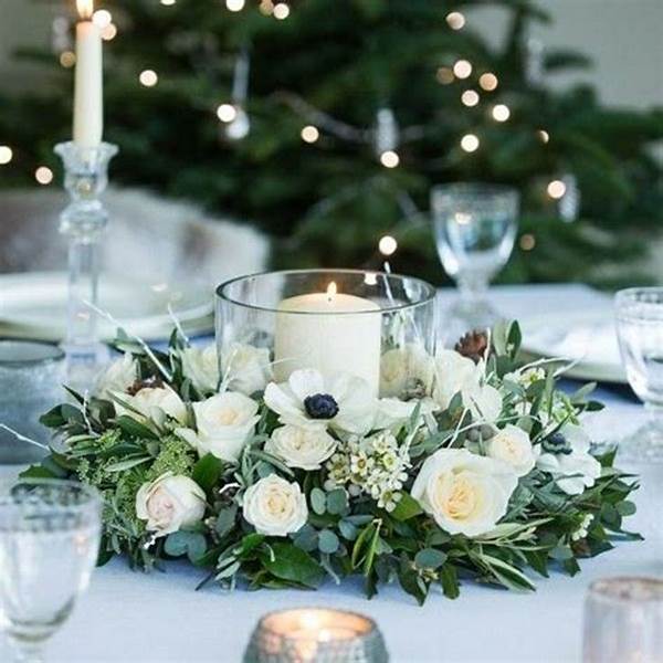Stylish Winter Party Table Arrangements