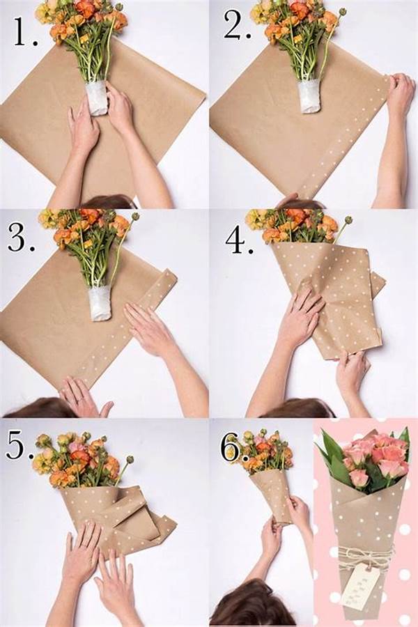 Artistic Recycled Flower Wrapping Suggestions
