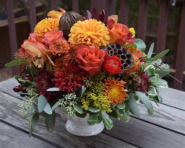 Autumn Flower Arrangements For Thanksgiving