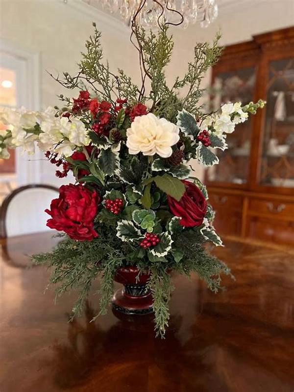 Creative Christmas Floral Centerpiece Designs