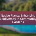 Enhancing Biodiversity Through Native Support