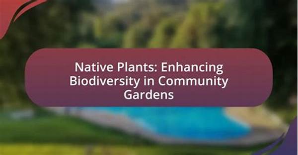 Enhancing Biodiversity Through Native Support