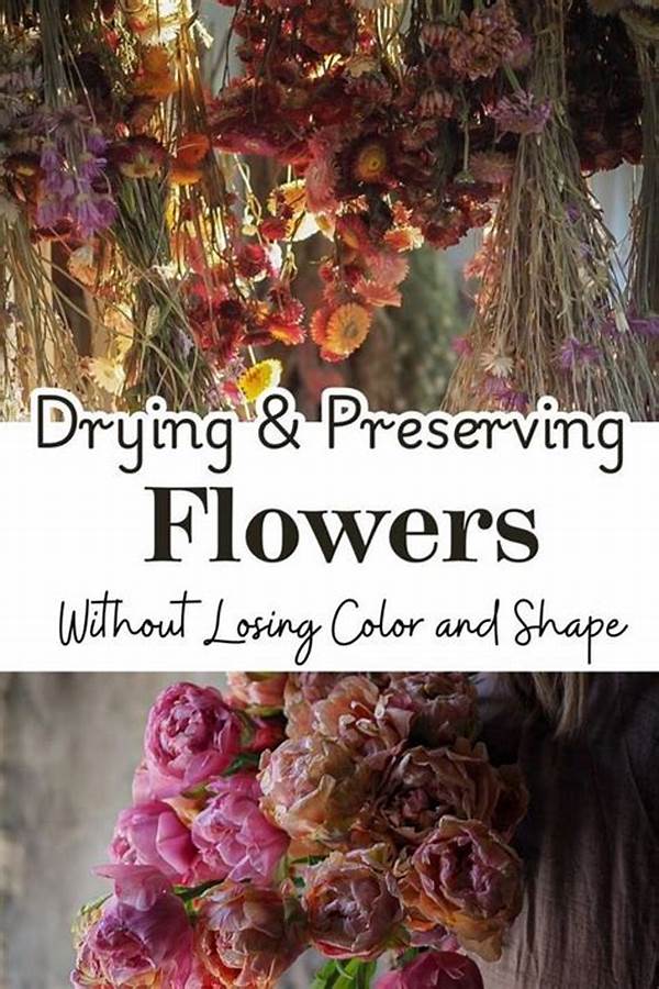 Green Practices For Drying Flowers