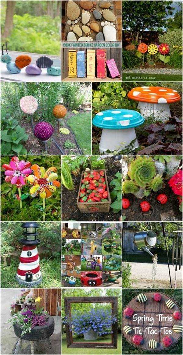 Handmade Garden Decorations For Kids