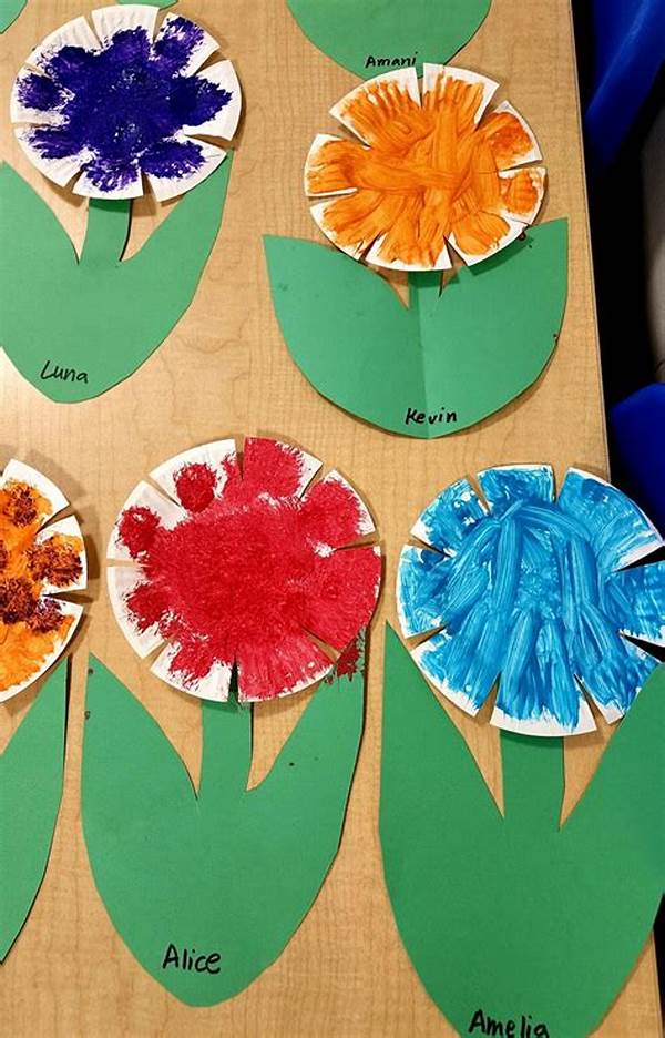 Interactive Nature-inspired Flower Crafts Preschool
