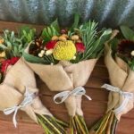 Natural Fiber Packaging For Bouquets