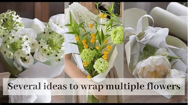 Techniques For Decorative Flower Wrapping