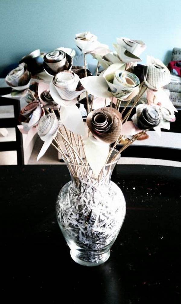 Upcycled Materials For Flower Bouquets
