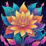 Mystical Black Flower Interpretations