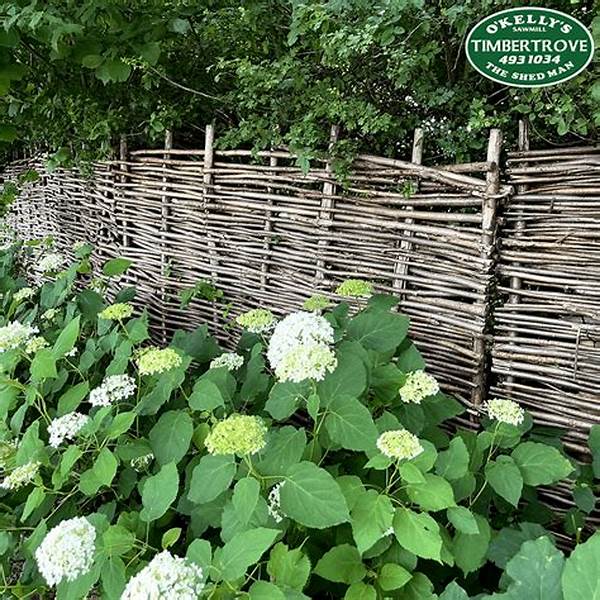Natural Wood Garden Fencing Solutions