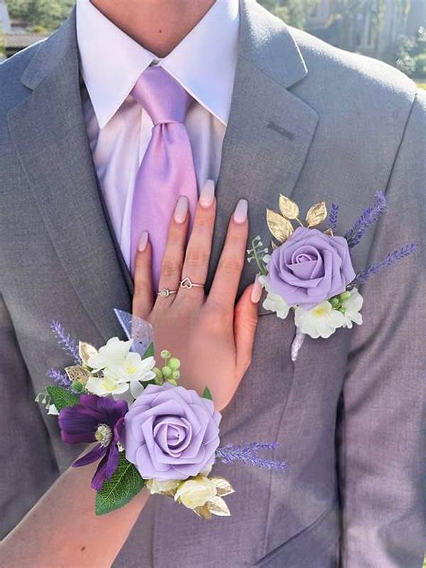Tailored Boutonniere And Corsage Sets