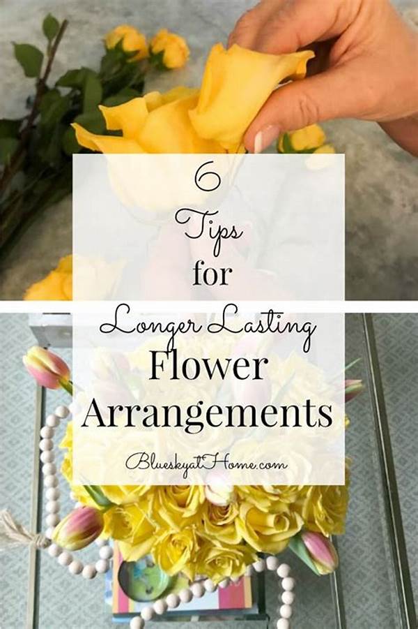 Tips For Long-lasting Flower Arrangements