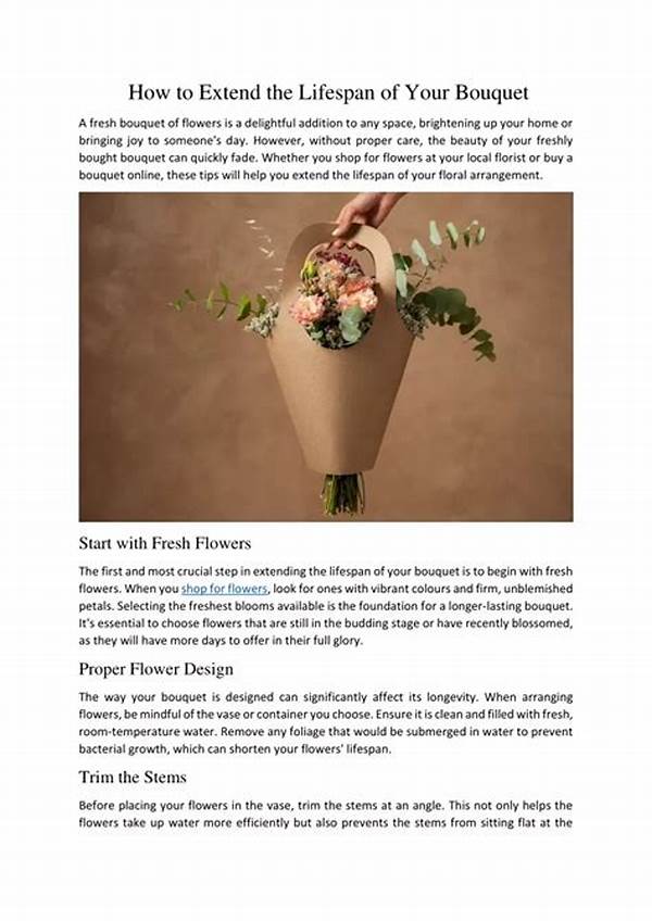Tips To Extend Bouquet Lifespan